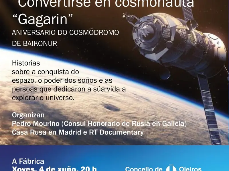 Proyección de películas en A Fábrica por el aniversario del cosmódromo de Baikonur
