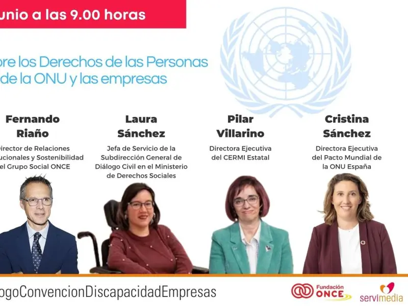 Diálogo sobre sostenibilidad empresarial y discapacidad organizado por Servimedia