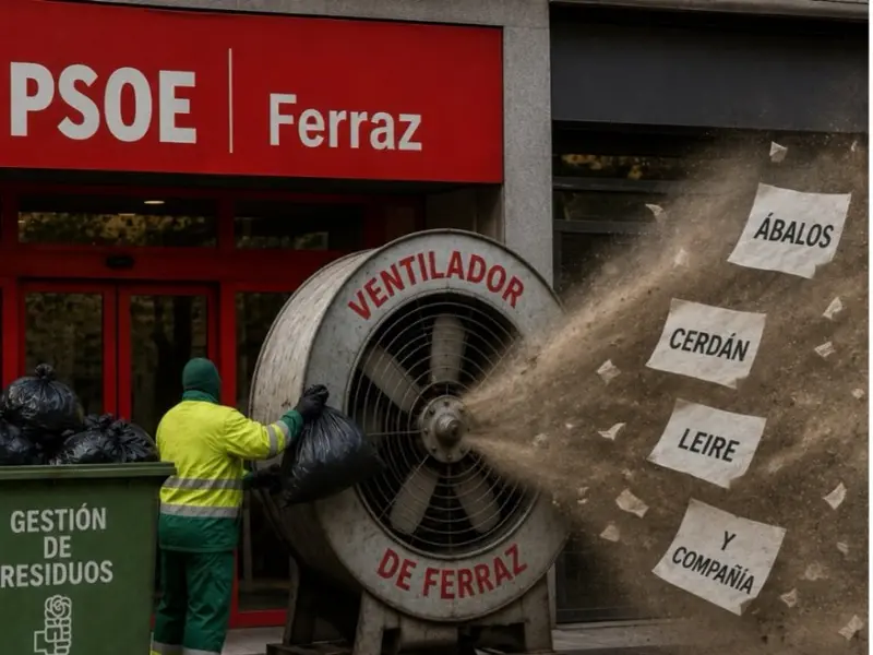 Críticas al PSOE sobre su agenda ambiental y gestión de residuos