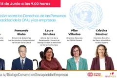 Diálogo sobre sostenibilidad empresarial y discapacidad organizado por Servimedia