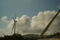 Controversia por las obras del parque eólico de Labraza en Álava